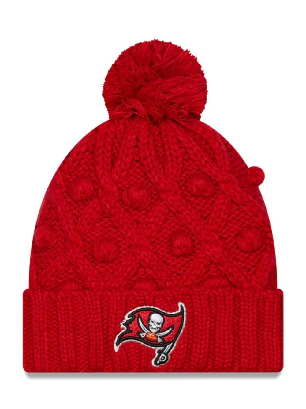 Tampa Bay Buccaneers New Era Women's Toasty Cuffed Knit Hat with Pom NWT